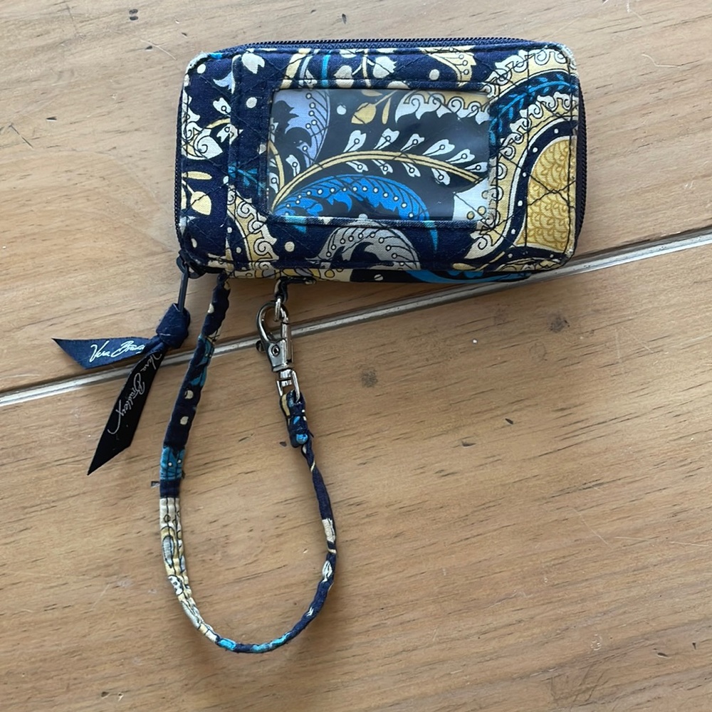 Vera Bradley Wristlet Wallet in “Elle Blue”